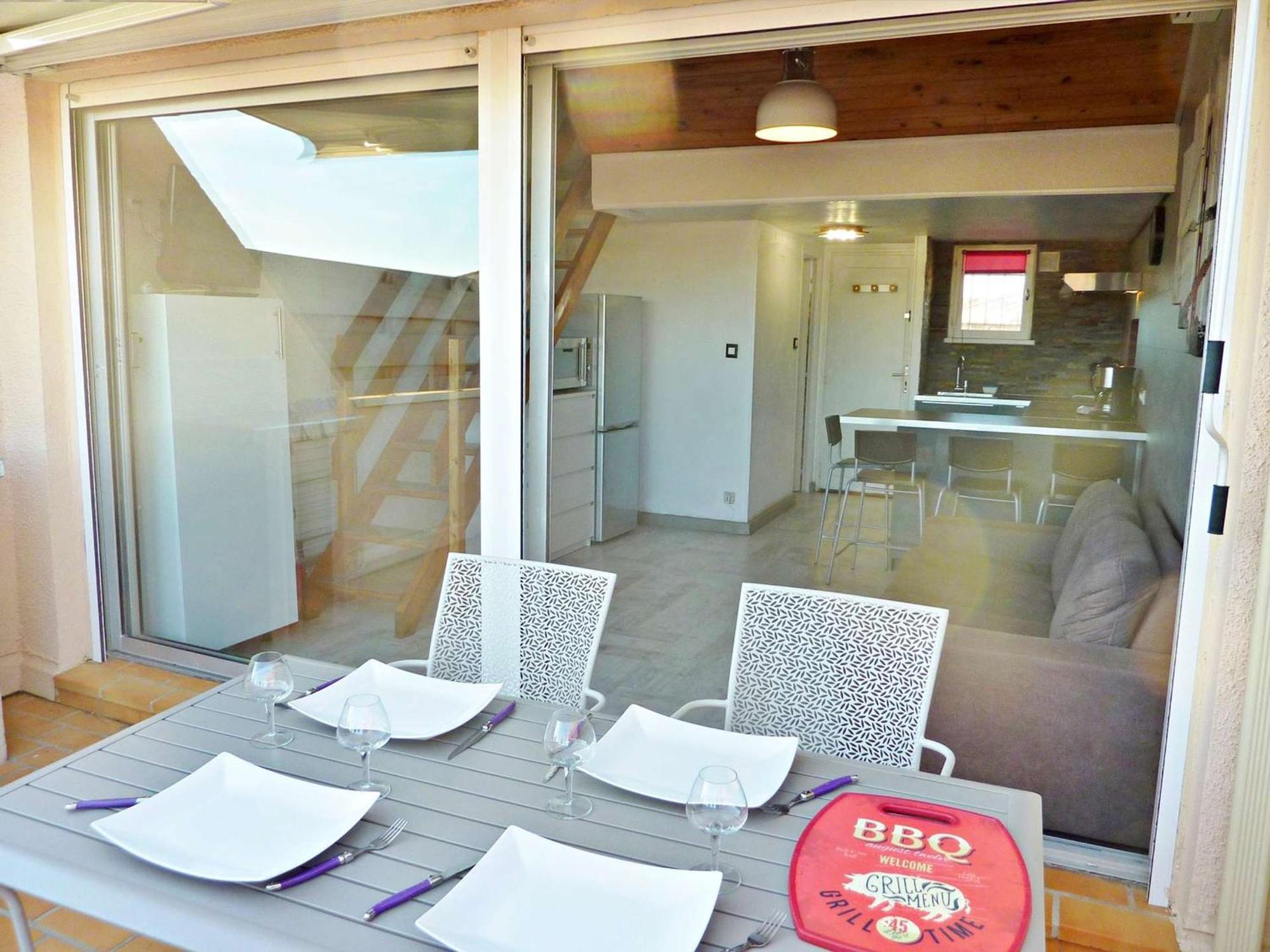 Apartament Duplex Renove Avec Clim, Terrasse Et Parking A Marseillan - Fr-1-387-162 Zewnętrze zdjęcie